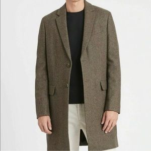 Banana Republic XXL Tall Brown Herringbone Italian Coat